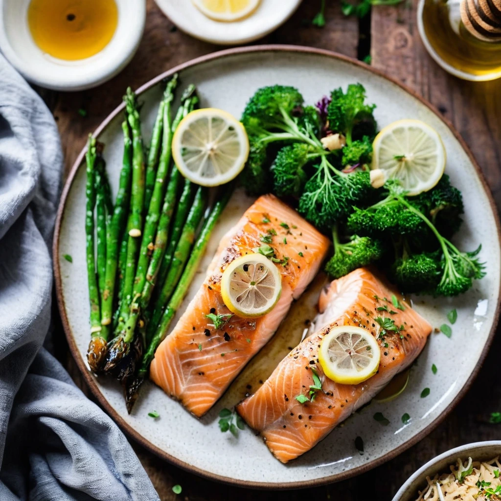 Sheet Pan Honey Garlic Salmon Fillets