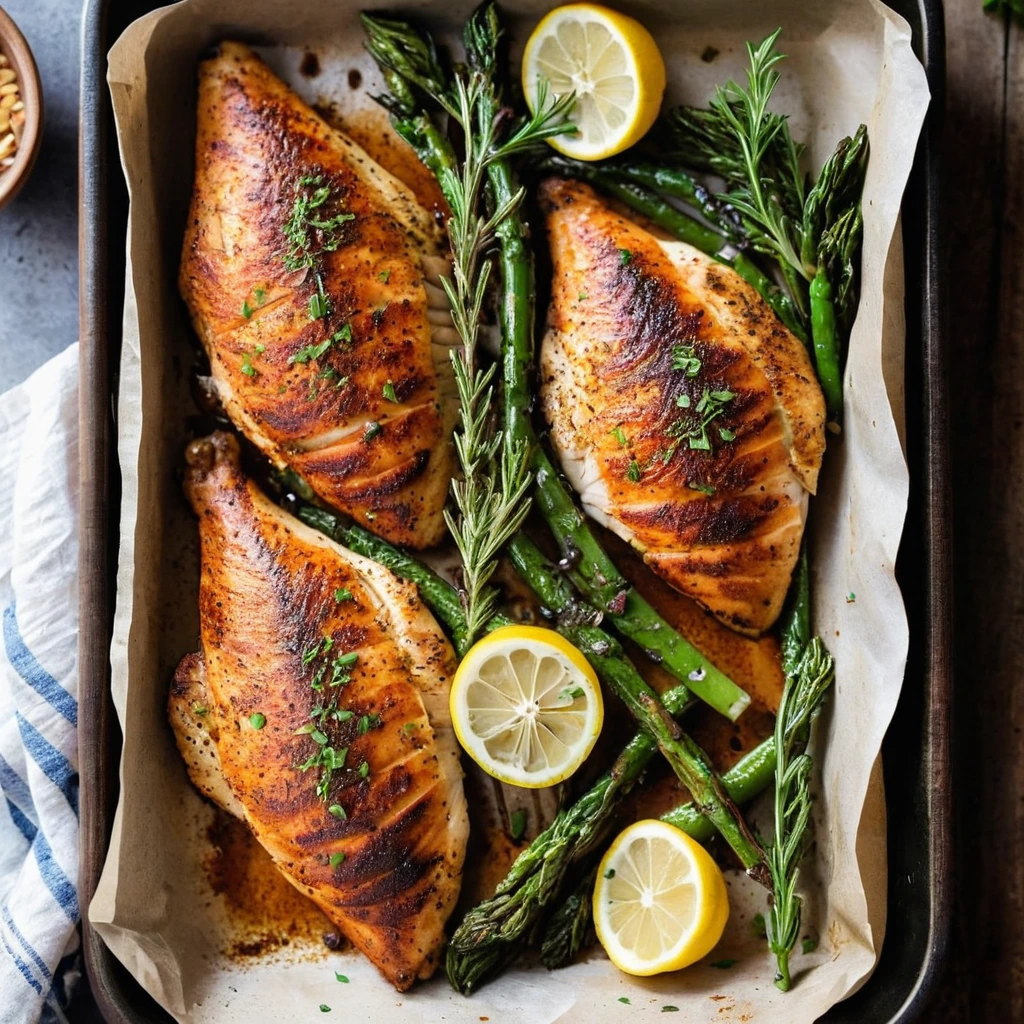 Sheet Pan Smoky Paprika Chicken Breasts