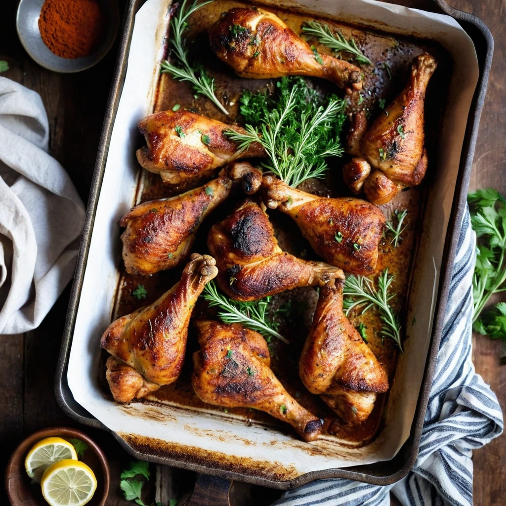 Sheet Pan Smoky Paprika Chicken Drumsticks