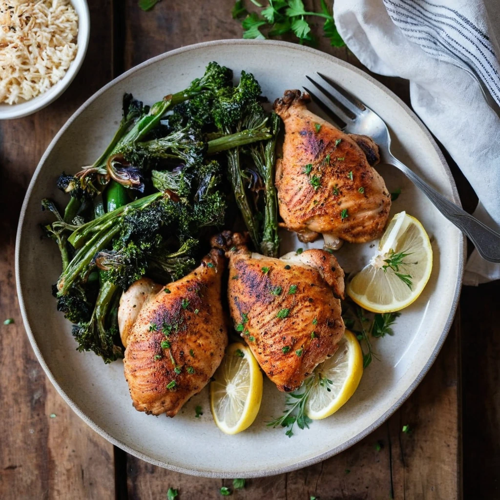 Sheet Pan Smoky Paprika Chicken Thighs