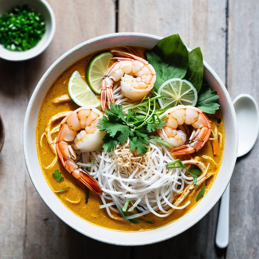 Shrimp Curry Laksa