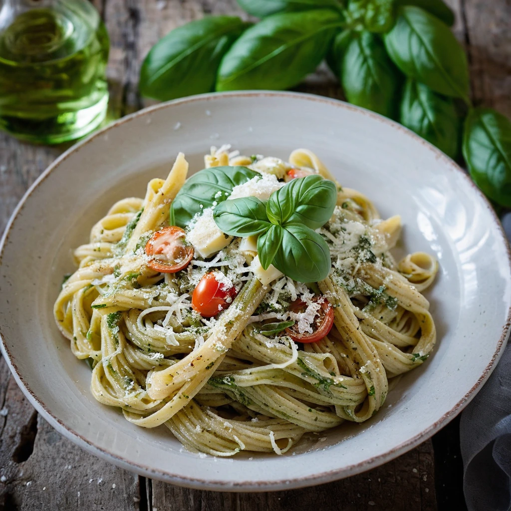 Sicilian Pesto Trapanese Pasta