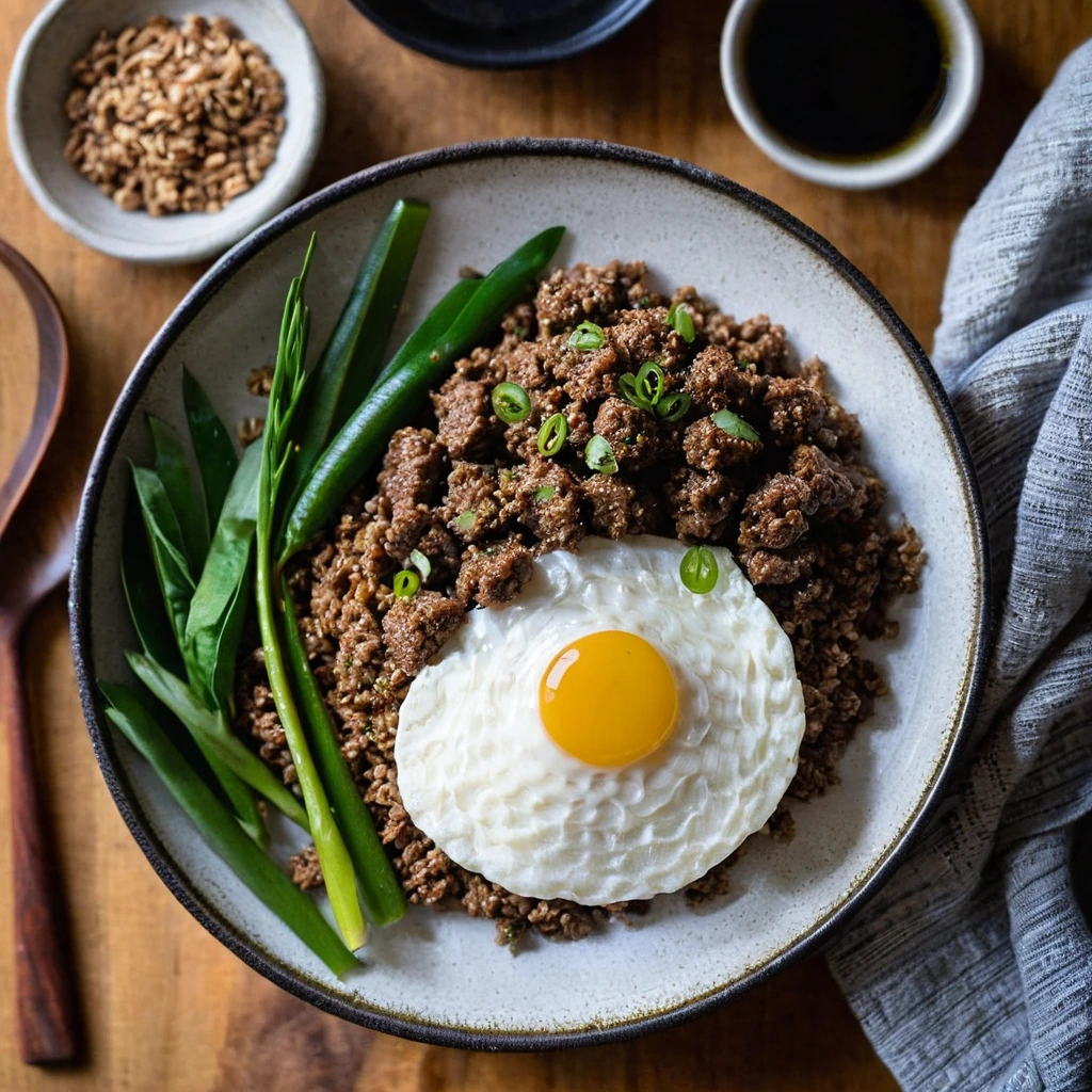 Skillet Honey Soy Ground Beef