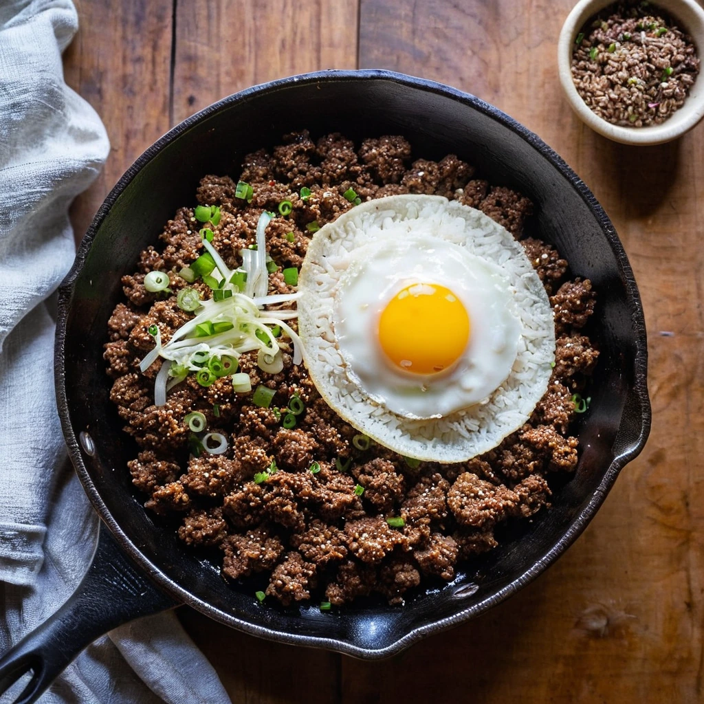 Skillet Korean BBQ Ground Beef