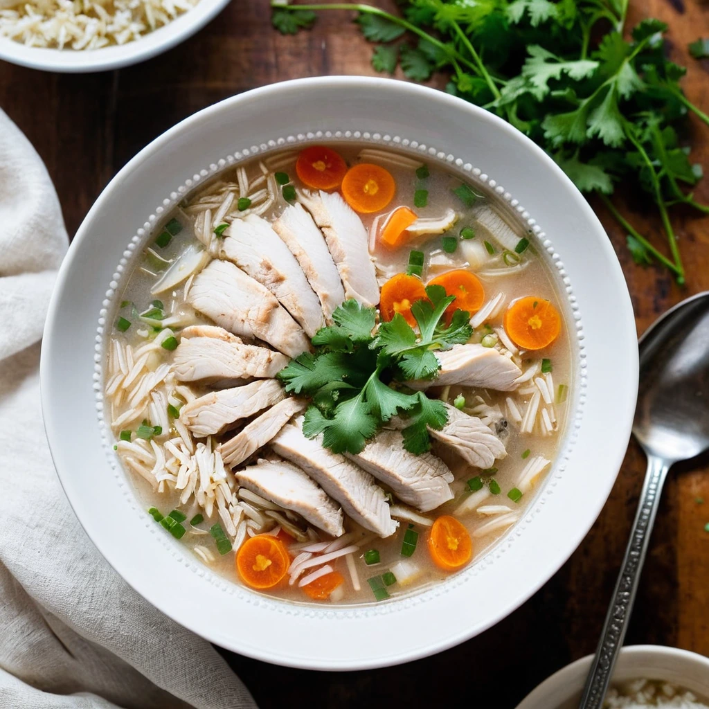 Slow Cooker Chicken And Rice Soup