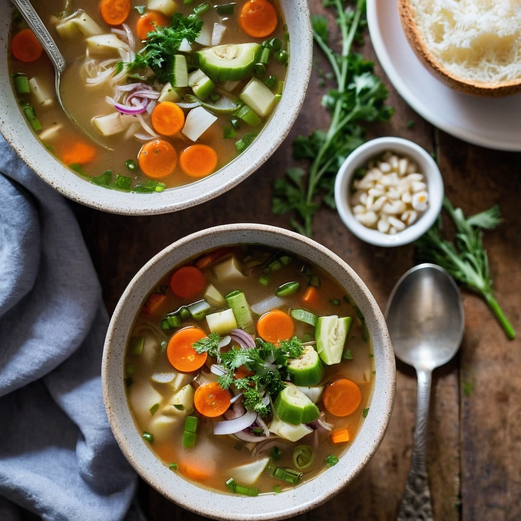 Slow Cooker Vegetable Soup
