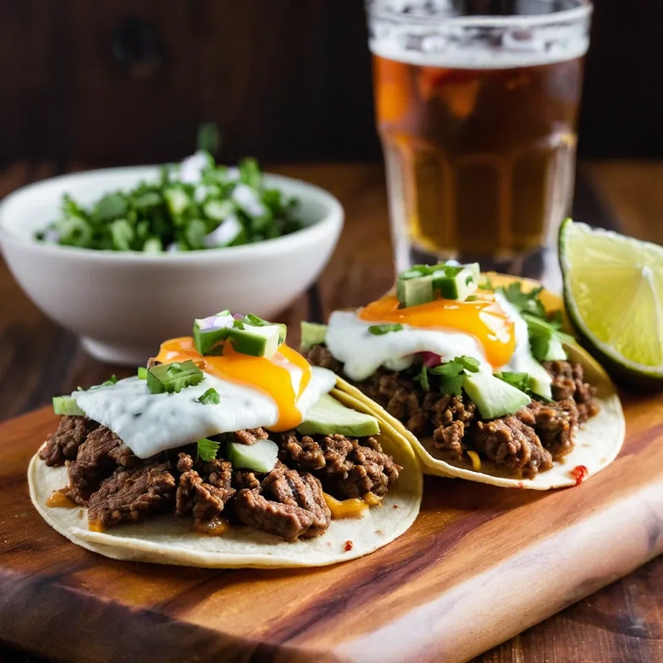 Smash Burger Tacos