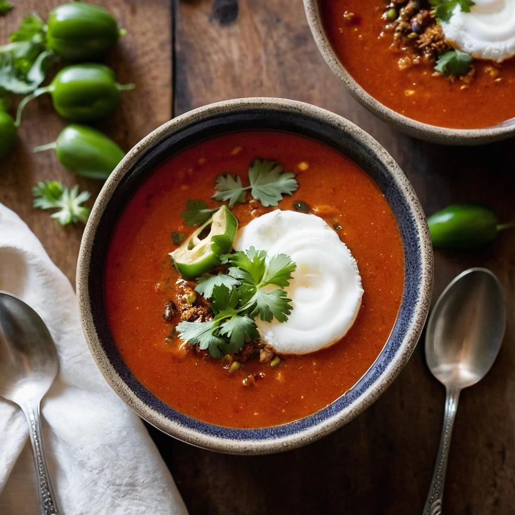 Smoky Tomato Chili Soup
