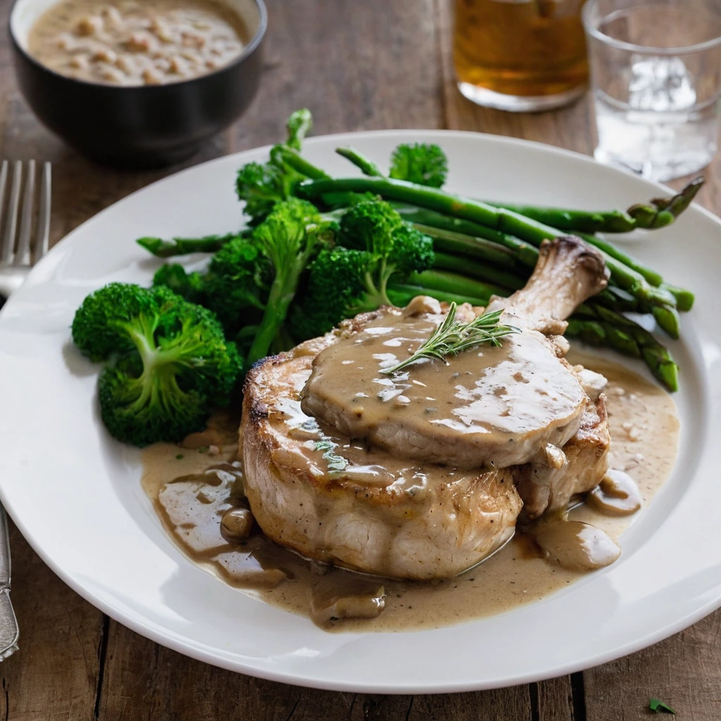 Smothered Pork Chops with Gravy