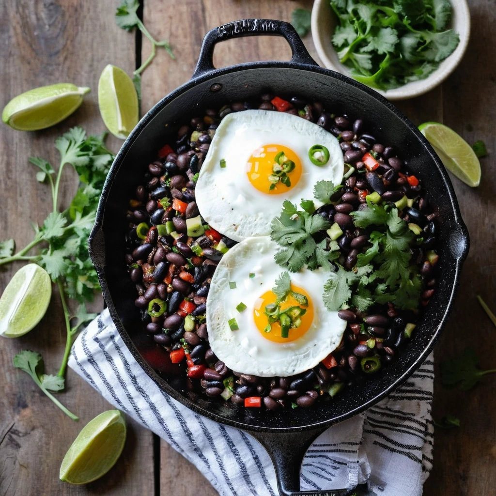 Spicy Black Bean Skillet