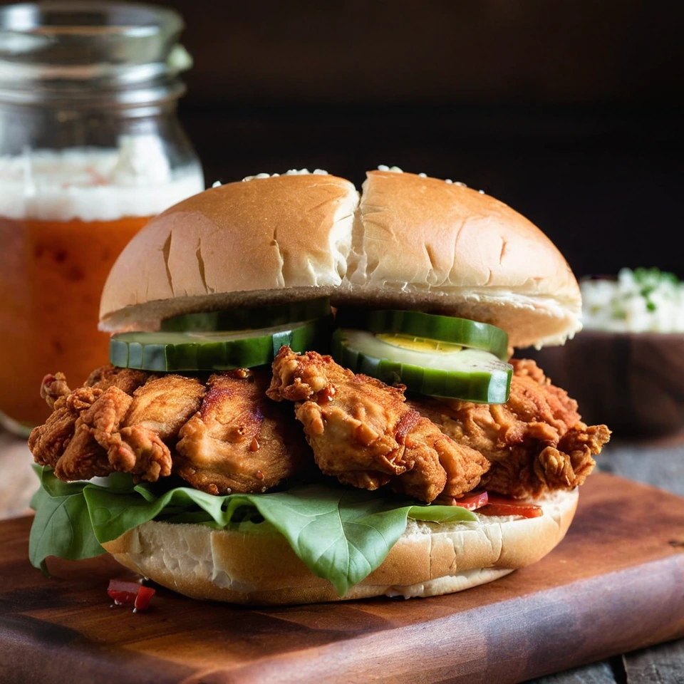 Spicy Fried Chicken Sandwich