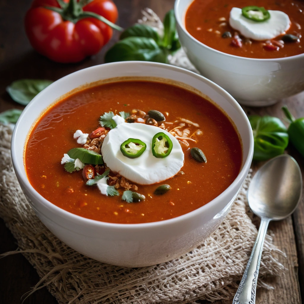 Spicy Tomato Chili Soup