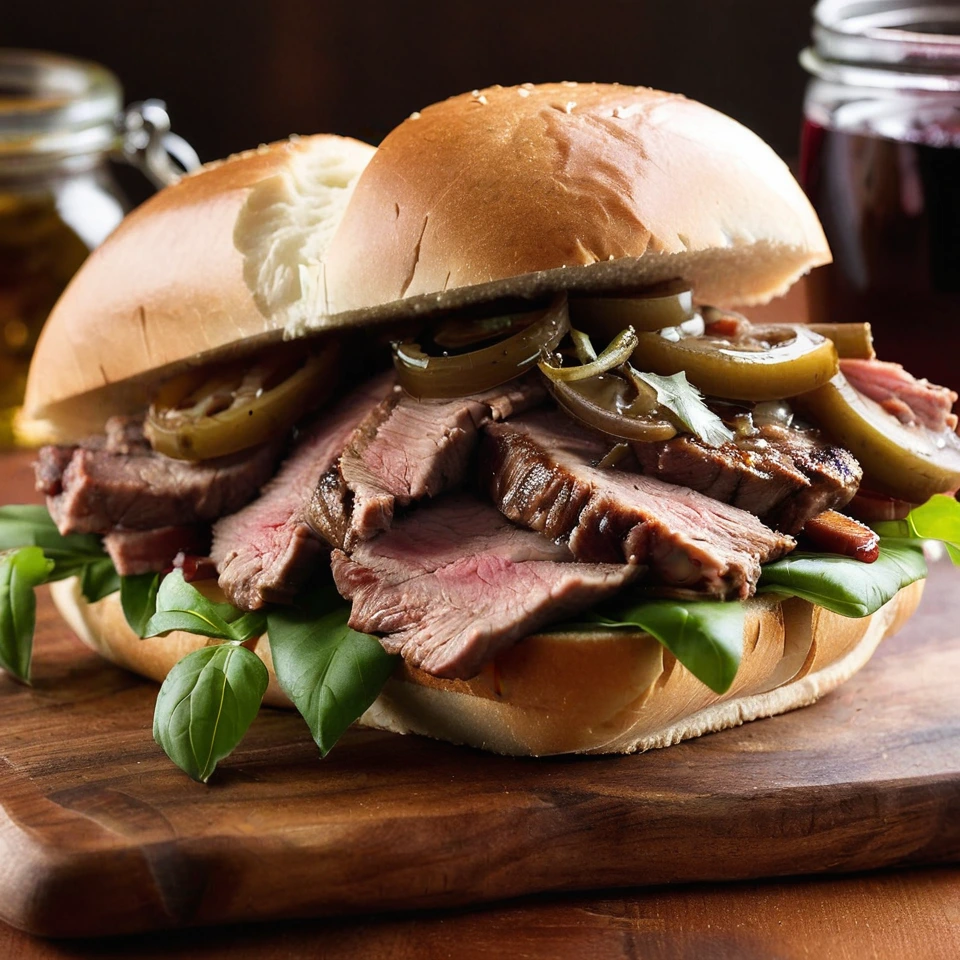 Spiedies (Marinated Meat Sandwich)