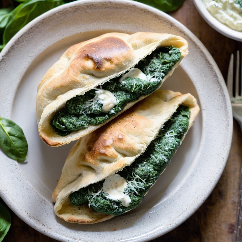 Spinach Ricotta Calzones