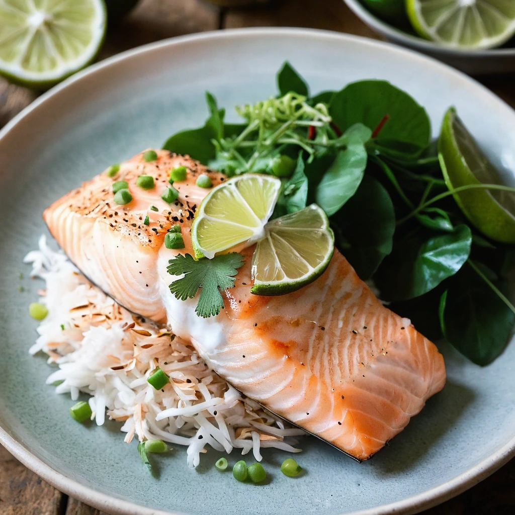 Thai Coconut Lime Salmon
