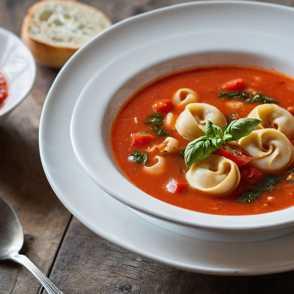 Tomato Tortellini Soup