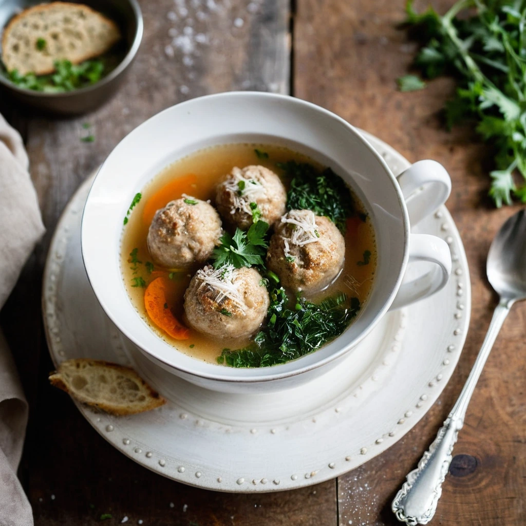 Turkey Meatball Soup