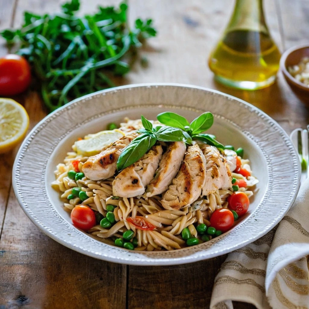 Tuscan Chicken Orzo
