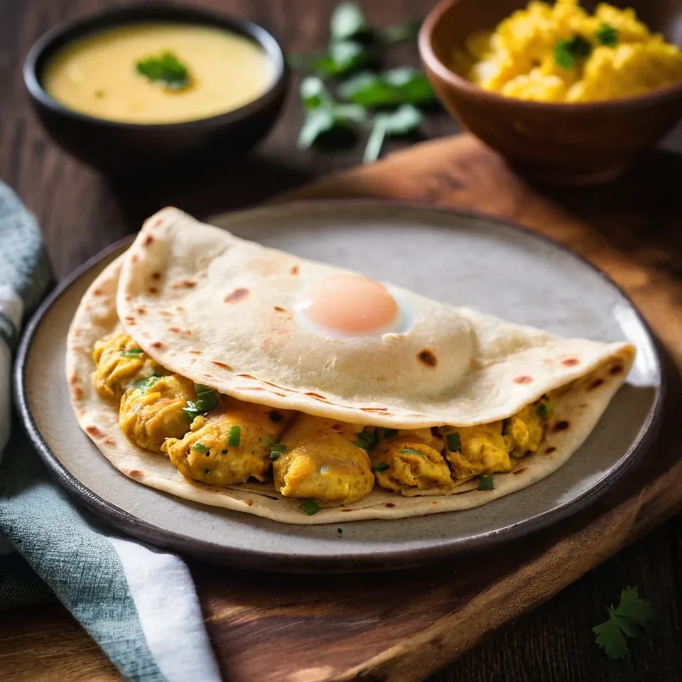 Ugandan Rolex (Egg Chapati)